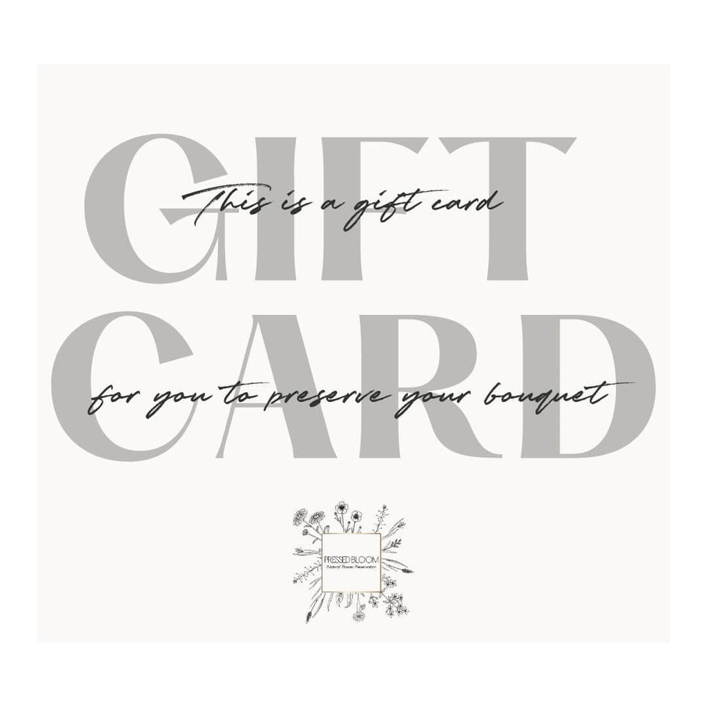 Pressed Bloom- Natural Flower Preservation Gift Card